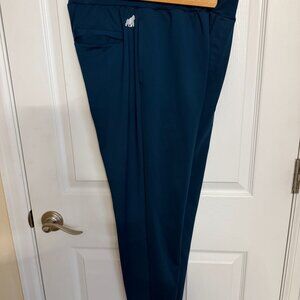 Rugged Black Men's Track Pant/Jogger • Metallic Navy Blue • Small